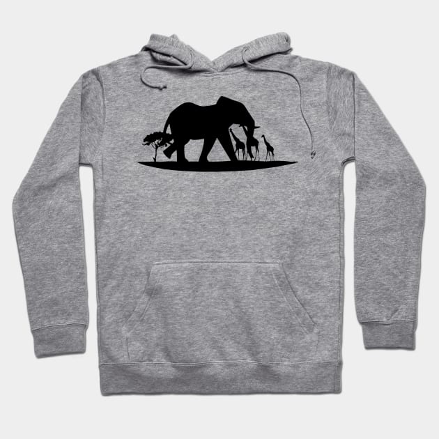 Sunset on the Serengeti Hoodie by CritterCommand